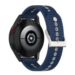 Ремешок Deexe Sport Style для часов с шириной крепления 20 мм - Midnight Blue / Gray