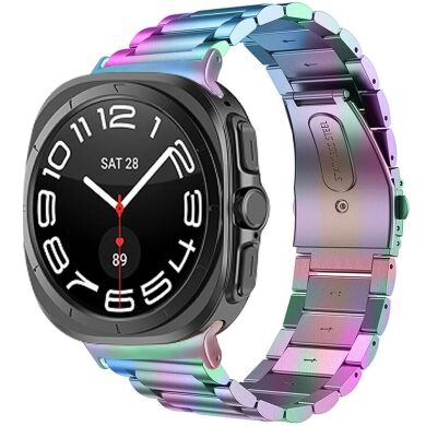 Ремешок Deexe Stainless Steel для Samsung Galaxy Watch 8 (40/44mm) / 8 Classic / Ultra (2025) - Colorful