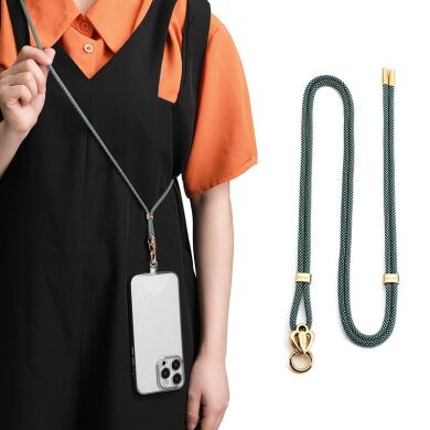 Ремешок для смартфона SULADA Love Lanyard - Green / White