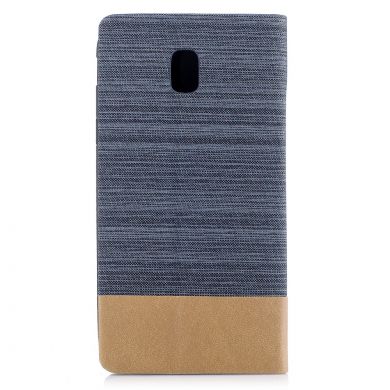 Чохол-книжка UniCase Cross Texture для Samsung Galaxy J3 2017 (J330), Темно-сірий