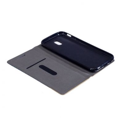 Чохол-книжка UniCase Cross Texture для Samsung Galaxy J3 2017 (J330), Темно-сірий