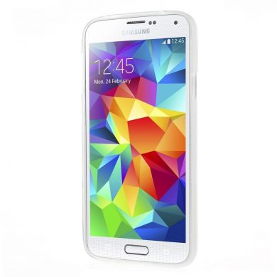 Силиконовая накладка Deexe Life Style для Samsung Galaxy S5 (G900) - Eiffel Tower