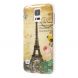 Силиконовая накладка Deexe Life Style для Samsung Galaxy S5 (G900) - Eiffel Tower. Фото 3 из 6