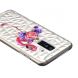 Силиконовый чехол UniCase 3D Diamond Pattern для Samsung Galaxy A6+ 2018 (A605) - Flowered Flamingo. Фото 6 из 7