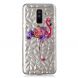 Силиконовый чехол UniCase 3D Diamond Pattern для Samsung Galaxy A6+ 2018 (A605) - Flowered Flamingo. Фото 3 из 7