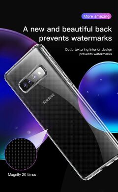 Силиконовый (TPU) чехол BASEUS Simple Series для Samsung Galaxy S10 Plus (G975) - Transparent