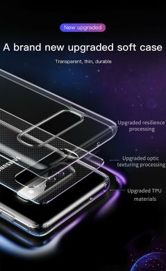Силиконовый (TPU) чехол BASEUS Simple Series для Samsung Galaxy S10 Plus (G975) - Transparent