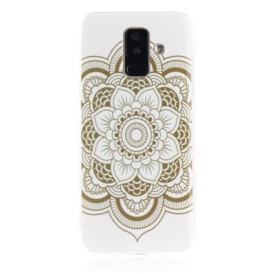 Силиконовый (TPU) чехол Deexe Life Style для Samsung Galaxy A6+ 2018 (A605) - Henna Lotus