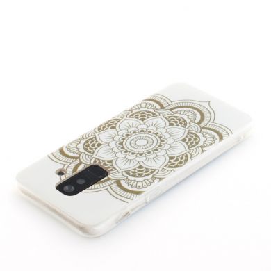 Силиконовый (TPU) чехол Deexe Life Style для Samsung Galaxy A6+ 2018 (A605) - Henna Lotus