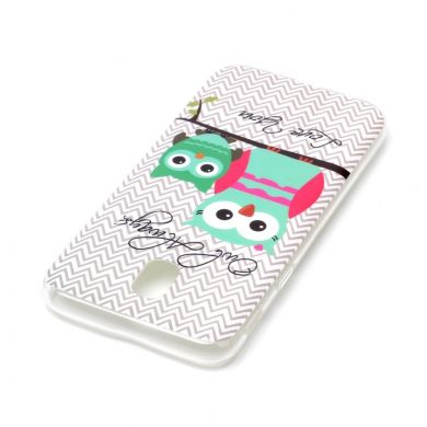 Силиконовый (TPU) чехол Deexe Life Style для Samsung Galaxy J5 2017 (J530) - Owls on a Branch