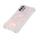 Силіконовий (TPU) чохол Deexe Liquid Glitter для Samsung Galaxy A32 (А325) - Pink Stars