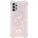 Силиконовый (TPU) чехол Deexe Liquid Glitter для Samsung Galaxy A32 (А325) - Pink Stars. Фото 4 из 7