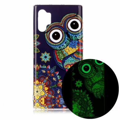 Силіконовий (TPU) чохол Deexe LumiCase для Samsung Galaxy Note 10+ (N975) - Owl Luminous TPU