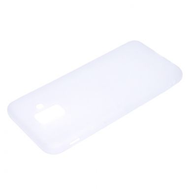 Силиконовый (TPU) чехол Deexe Matte Case для Samsung Galaxy A6 2018 (A600) - White