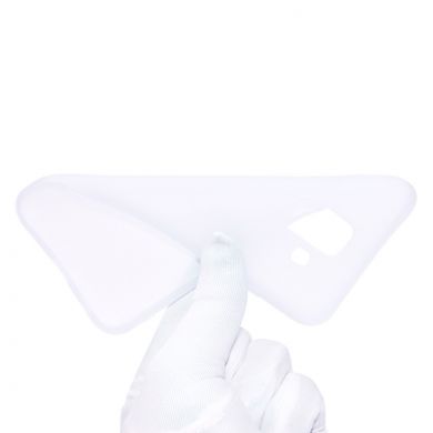 Силиконовый (TPU) чехол Deexe Matte Case для Samsung Galaxy A6 2018 (A600) - White