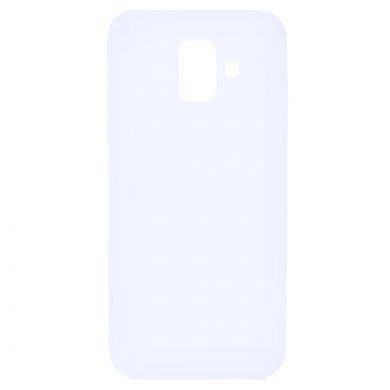 Силиконовый (TPU) чехол Deexe Matte Case для Samsung Galaxy A6 2018 (A600) - White