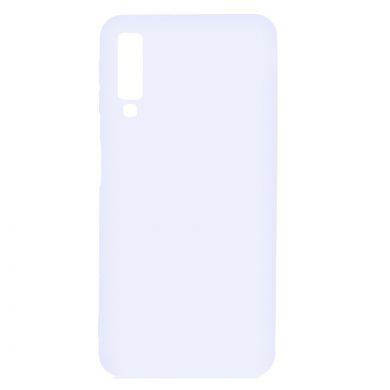 Силиконовый (TPU) чехол Deexe Matte Case для Samsung Galaxy A7 2018 (A750) - White