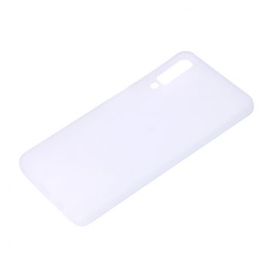 Силиконовый (TPU) чехол Deexe Matte Case для Samsung Galaxy A7 2018 (A750) - White
