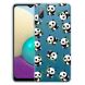 Силиконовый (TPU) чехол Deexe Pretty Glossy для Samsung Galaxy A02 (A022) / M02 - Panda and Bamboo. Фото 1 из 4