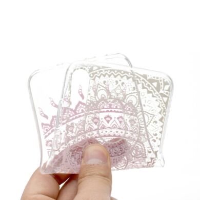 Силиконовый (TPU) чехол Deexe Pretty Glossy для Samsung Galaxy A20s (A207) - Ethnic Style Printing TPU