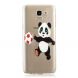 Силиконовый (TPU) чехол Deexe Pretty Glossy для Samsung Galaxy J6 2018 (J600) - Panda Playing Football. Фото 1 из 7