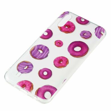 Силиконовый (TPU) чехол Deexe Pretty Glossy для Samsung Galaxy M10 (M105) - Doughnuts
