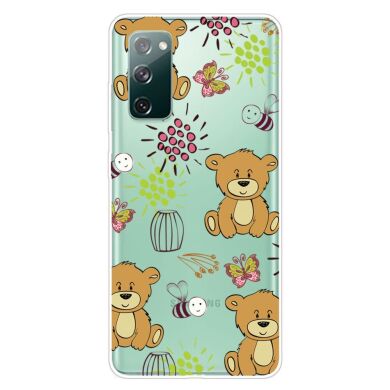 Силиконовый (TPU) чехол Deexe Pretty Things для Samsung Galaxy S20 FE (G780) - Bear