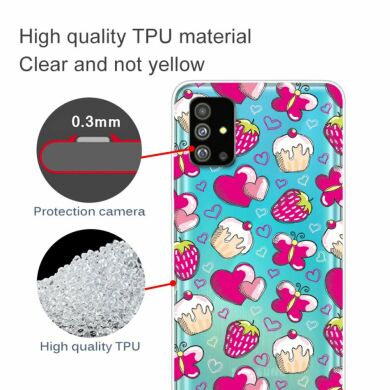 Силіконовий (TPU) чохол Deexe Pretty Glossy для Samsung Galaxy S20 Plus (G985) - Heart