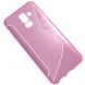 Силіконовий (TPU) чохол Deexe S Line для Samsung Galaxy A6+ 2018 (A605), Pink