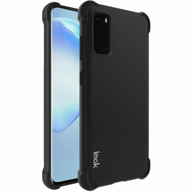 Силиконовый (TPU) чехол IMAK Airbag Case для Samsung Galaxy S20 (G980) - Matte Black