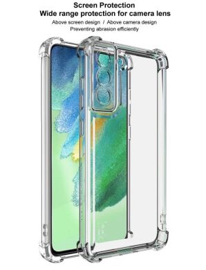 Силиконовый (TPU) чехол IMAK UX-4 Series для Samsung Galaxy S21 FE (G990) - Transparent