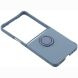 Силиконовый (TPU) чехол с кольцом Deexe Color Shell (FF) для Samsung Galaxy Flip 8 - Dark Blue. Фото 4 из 5