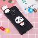 Силіконовий (TPU) чохол UniCase 3D Cartoon Pattern для Samsung Galaxy A6+ 2018 (A605), Cute Panda with Red Bowknot