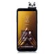 Силіконовий (TPU) чохол UniCase 3D Cartoon Pattern для Samsung Galaxy A6+ 2018 (A605), Cute Panda with Red Bowknot