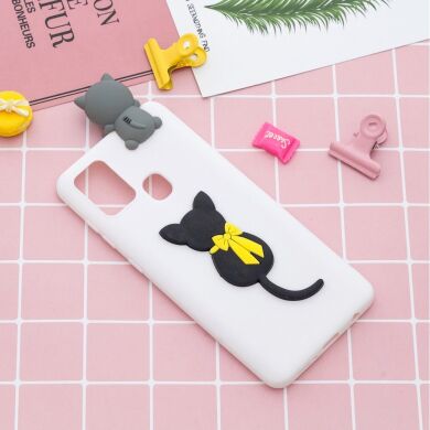 Силіконовий (TPU) чохол UniCase 3D Pattern для Samsung Galaxy M31 (M315) - Cat