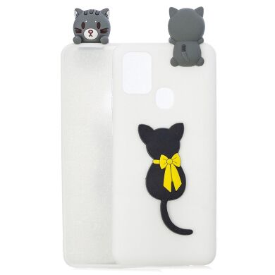 Силіконовий (TPU) чохол UniCase 3D Pattern для Samsung Galaxy M31 (M315) - Cat