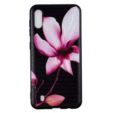 Силиконовый (TPU) чехол UniCase Color Style для Samsung Galaxy M10 - Pink Flower
