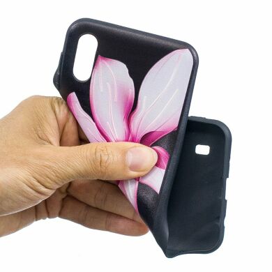 Силиконовый (TPU) чехол UniCase Color Style для Samsung Galaxy M10 - Pink Flower