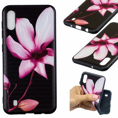 Силиконовый (TPU) чехол UniCase Color Style для Samsung Galaxy M10 - Pink Flower
