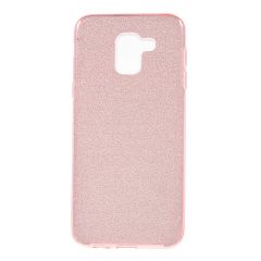 Силиконовый (TPU) чехол UniCase Glitter Cover для Samsung Galaxy J6 2018 (J600) - Pink