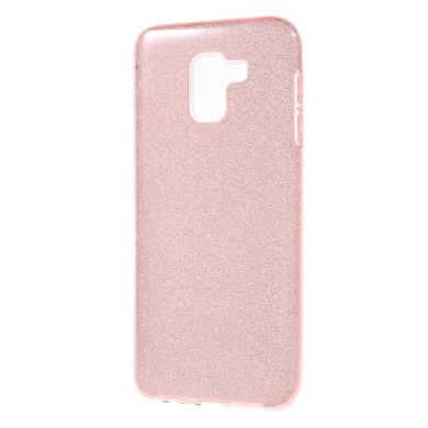 Силиконовый (TPU) чехол UniCase Glitter Cover для Samsung Galaxy J6 2018 (J600) - Pink