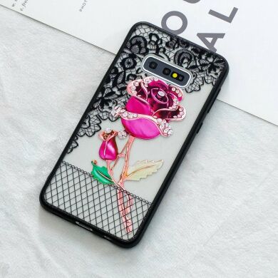 Силиконовый (TPU) чехол UniCase Shiny Flowers для Samsung Galaxy S10e (G970) - Rose Flower