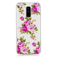 Силіконовий (TPU) Deexe LumiCase для Samsung Galaxy A6+ 2018 (A605) - Blooming Flower