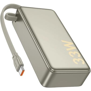 Внешний аккумулятор Hoco Q27A Jewel 22.5W+PD33W (10000mAh) - Titanium Gold