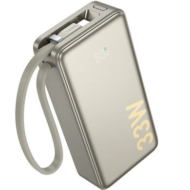 Внешний аккумулятор Hoco Q27A Jewel 22.5W+PD33W (10000mAh) - Titanium Gold