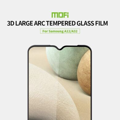 Защитное стекло MOFI 3D Full Glue для Samsung Galaxy A12 (A125) / A12 Nacho (A127) - Black