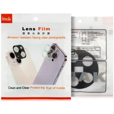 Защитное стекло на камеру IMAK Black Glass Lens для Samsung Galaxy A07 (A075) - Black