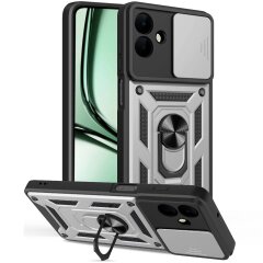 Захисний чохол Deexe Armor Shield для Samsung Galaxy A07 (A075) - Silver