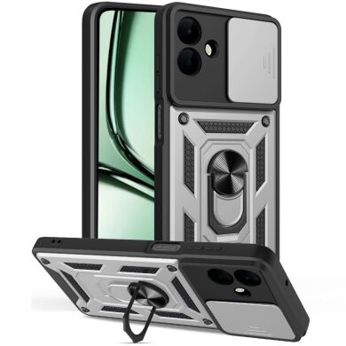 Захисний чохол Deexe Armor Shield для Samsung Galaxy A07 (A075) - Silver