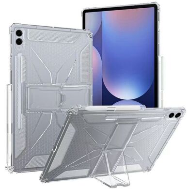 Защитный чехол Deexe Astro Deck для Samsung Galaxy Tab S9 FE (X510/516) / Tab S10 FE (X520/526) - Transparent